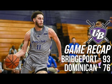 Bridgeport Men's Basketball Defeated Dominican, 93-76 thumbnail
