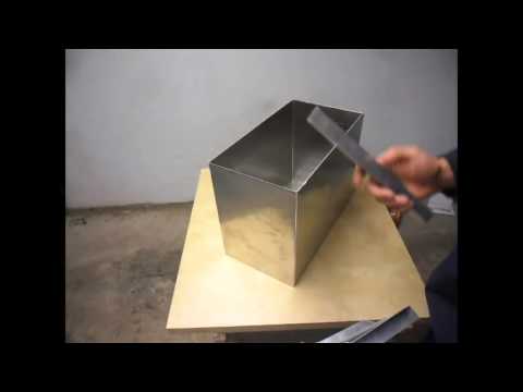 Selbstgebaute Alu Seitenkoffer für das Motorrad (Yamaha Xt 600)