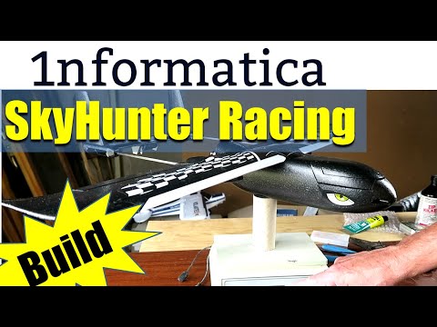 Sonicmodell Skyhunter Racing 787mm Wingspan EPP FPV RC Airplane Racer KIT Build
