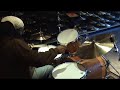 cliff jackson chops out in the memphis drum shop cymbal vault.