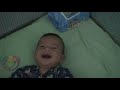 Baby laughing
