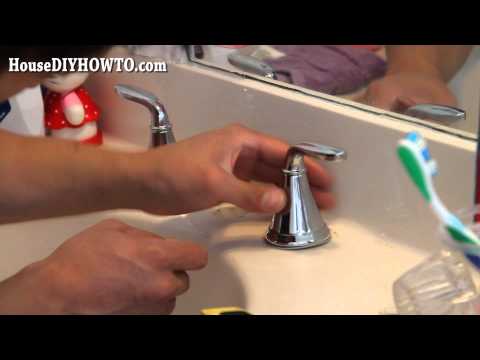 how to remove old bathroom sink faucet