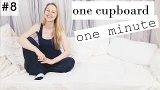 Declutter a cupboard in under a minute (with the magic of time lapse)