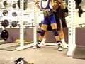 Cheryl Anderson 240x3 Squats @ 104 lbs.
