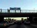 PART 1: WeAreChangeLA 4-11-08 freeway blogging