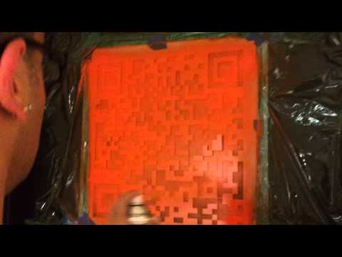 how to paint a qr code