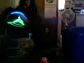 Brandon loves glow sticks.