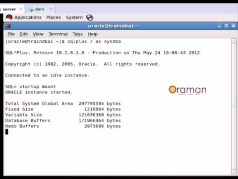 how to perform rman restore
