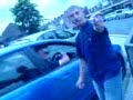 Merked Man in car