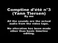 Comptine d'été n°3 (Re: Amateur - Lasse Gjertsen)