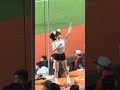 中華職棒味全龍隊於20260820在臺北大巨蛋聯名日本職棒福岡軟銀鷹隊舉辦「鷹祭Summer Boost」主題日。軟銀啦啦隊Honeys與小龍女同台熱舞