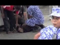 MDP Seedhaa Harakai Maldives police attacking civilians and journalists infront of reefside