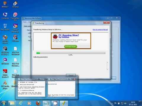 how to install windows xp from usb drive