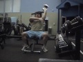 Dumbbell One Arm Overhead Tricep Extensions 35 x 7, 25 x 11-12 reps