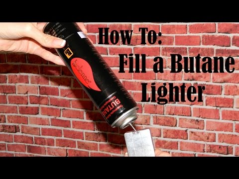 how to fill butane lighter torch