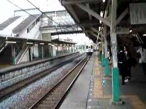 "Nobori" train in Saitama, Japan