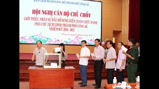 Giới thiệu nhân sự bầu bổ sung chức danh Phó Chủ tịch UBND thành phố