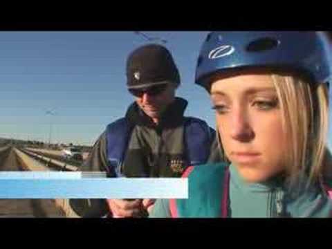 Girl does her first Base Jump Thumbnail of Video
