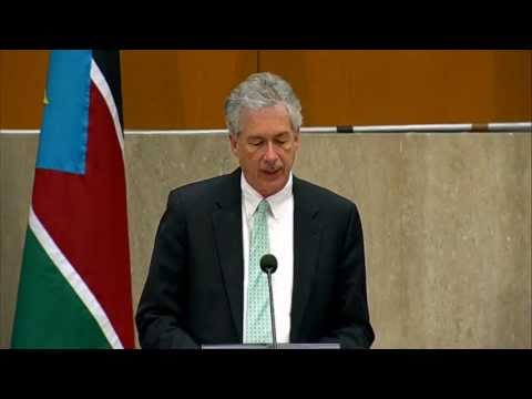 South sudan - Deputy Secretary of State William Burns, USAID Administrator Rajiv Shah, and South Sudan Minister of Finance Kosti Manibe Ngai host a South Sudan Economic Pa...
