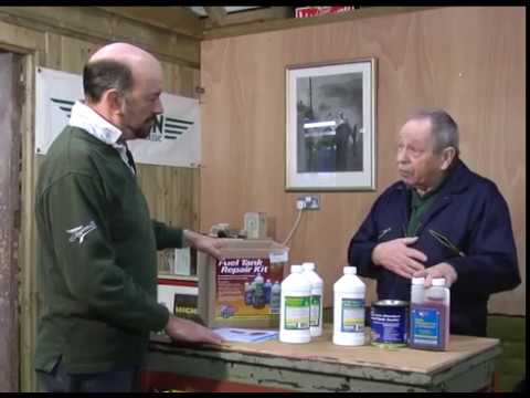 how to repair plastic fuel tank