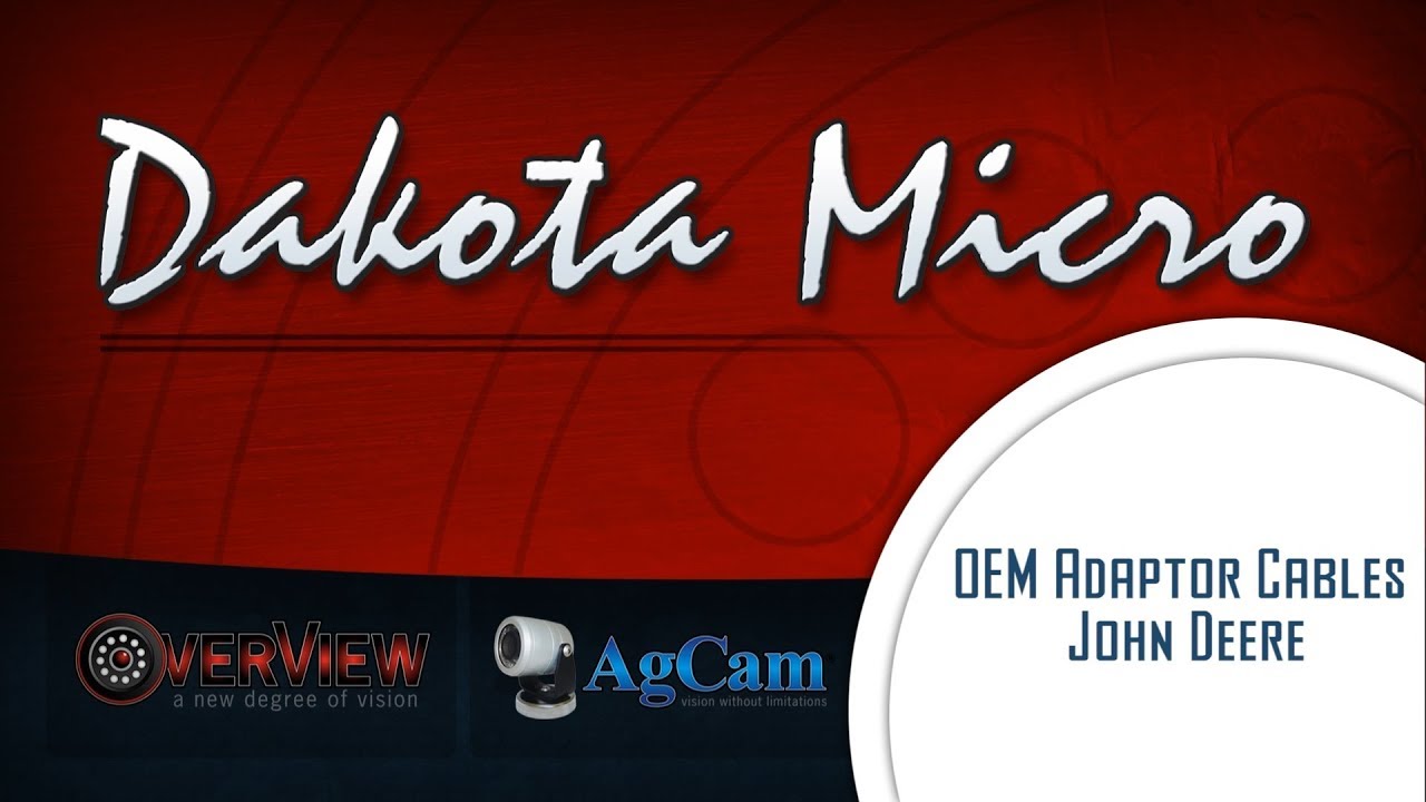 Dakota Micro | OEM Adaptor Cables John Deere