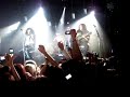 this was the encore performance it was total chaos so sorry for the bad filming, i'm so mad i didn't catch it but tom was teasing the crowd with throwing out his towel so cute xd. the girl infront of me   caught gustav's drum stick. also bill was so happy when he sang durch den monsun and everyone sang along  it was amazing.
