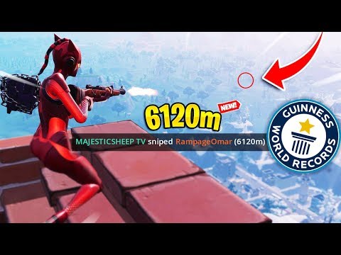 LONGEST HUNTING RIFLE SHOT! *NEW* WORLD RECORD! - Majestic Sheep Hits World's Longest Snipe FORTNITE
