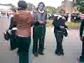 YUU GTTA FAST 4WARD IT ABIT 2 C HER DANCIN IN FRNT OF HIM SHE DIDNT NO HE WS BEHIND HER N DIDNT NO I WS RECORDIN LOOOL