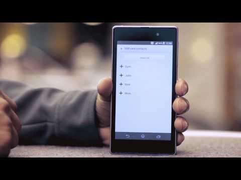 how to link contacts to facebook on xperia s