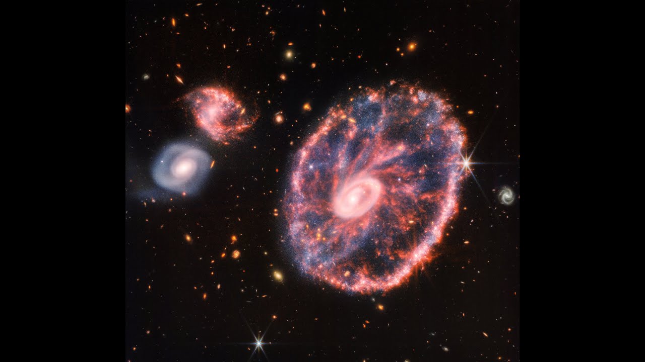 James Web Telescopes Cartwheel Galaxy by STYXAI