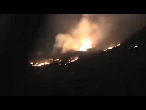 Isreali - Isreali Airstrike on Syria Damascus on May 4, 2013.