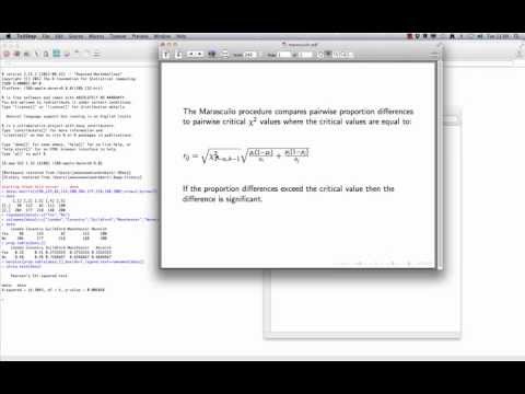 how to perform chi square test in r