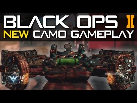Black Ops 2 NEW CAMO Gameplay Trailer - CYBORG, DRAGON, PALADIN & COMIC BOOK Camos