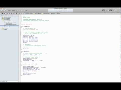 How to create an OpenGL window on Mac | Noah Santorello