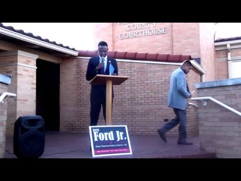 Jerry Ford Jr. Announces Run for Texas State of Representative District 139 at Progressive Rally