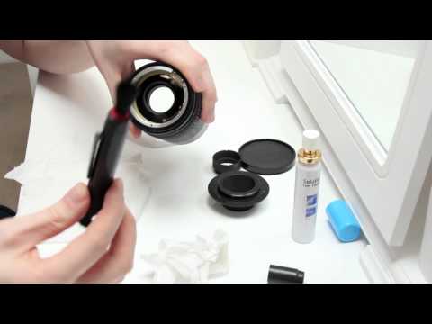 how to clean the lens of a camera