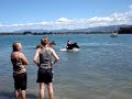 Swimming with Snoopy