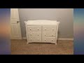 Stork Craft Avalon 5 Drawer Universal Dresser White