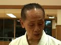Shihan Asai at Hombu Dojo in Sugamo.