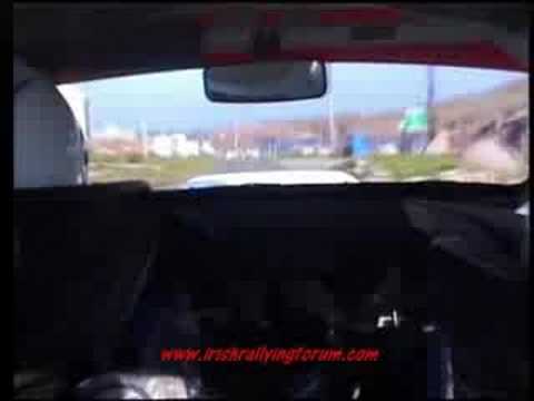 Eugene Donnelly in car Subaru S11 WRC Donegal Harvest Rally 2006 YouTube Preview Image