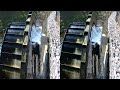 Mendener Wasserrad in 3D ( stereoscopic )
