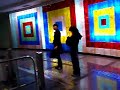 Riding the subway in Seoul