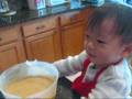 Jeremiah 1st banana cake.wmv