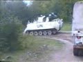 Driving with the Dutch military