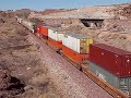 Train Meet in Kingman Canyon