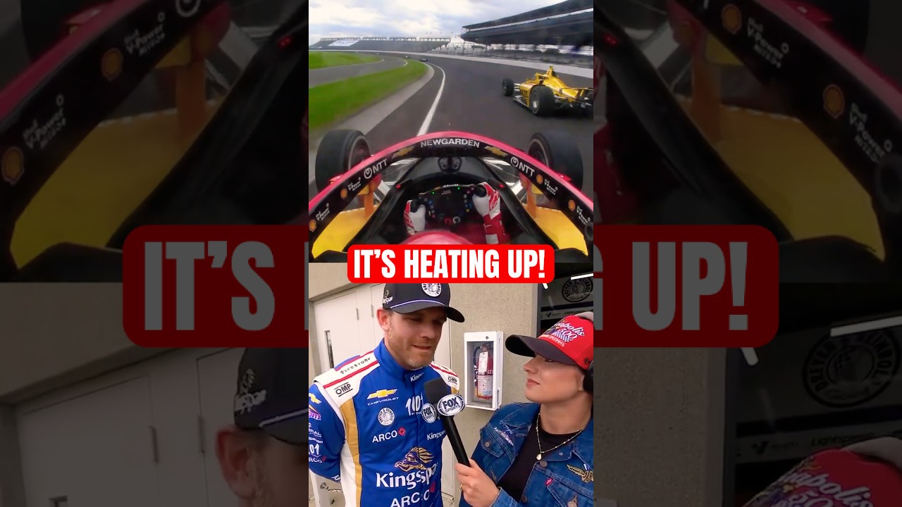 Vibes are HIGH for a Wednesday 😆📈 #indycar #racing #indy500