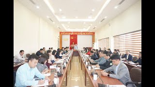 Giao ban Đảng uỷ xã, phường quý I/2025