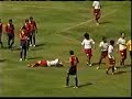 Referee hits player: then he must run for his life