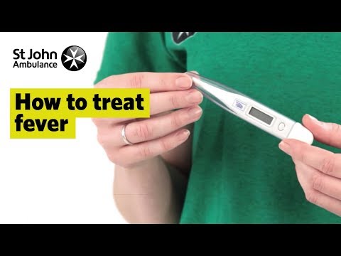 how to treat pyrexia