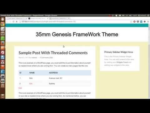 how to tables in wordpress